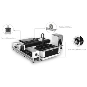 دستگاه برش لیزر تک میز روتاری مدل CNR
